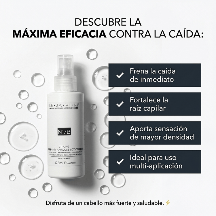 Loción anticaída cabello profesional Redensyl Nicomenthyl modo uso