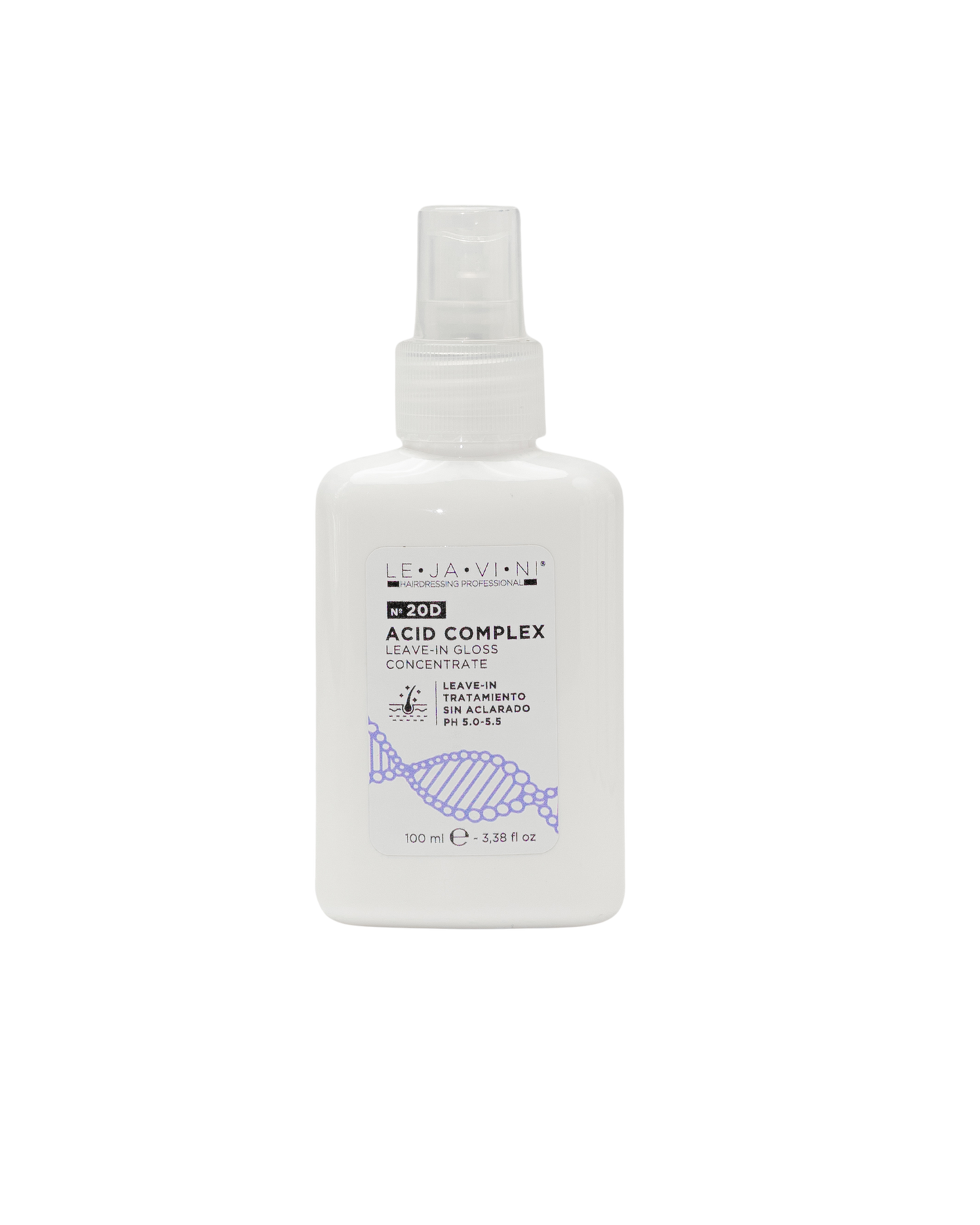 LE·JA·VI·NI® Nº20D ACID COMPLEX LEAVE-IN GLOSS CONCENTRATE 100ML
