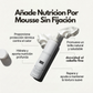 Rutina cabello apagado sin brillo con mousse que hidrata y aporta nutrición profunda para un brillo saludable.
