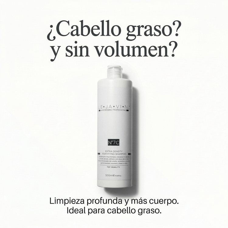 Champú fortificante densidad cabello graso volumen LE·JA·VI·NI®