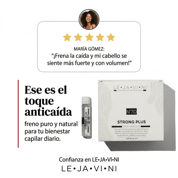 Ampollas Anticaída Cabello Profesional LEJAVINI guía uso