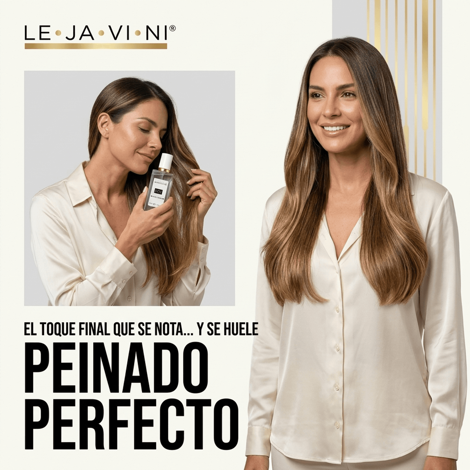 Lejavini Nutri Shine aceite capilar cabello brillante resultado