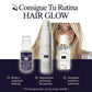 Rutina cabello apagado sin brillo Hair Glow Set con productos para brillo, suavidad y reparación.