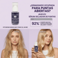 Rutina cabello apagado sin brillo, el sérum vendedor de puntas N°12 de Le Javin que transforma el cabello antes y después.